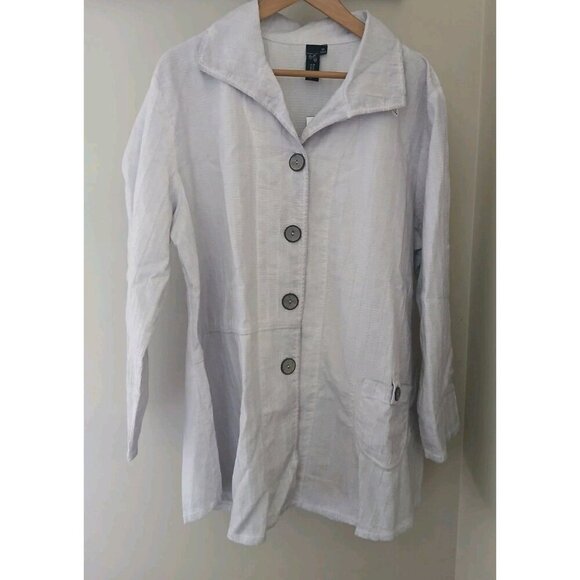 New Focus Casual Life Waffle Textured Jacket - Picture 1 of 9